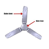 Universal Ceiling Fan Cover Set – Dustproof & Washable Blade + Motor Covers